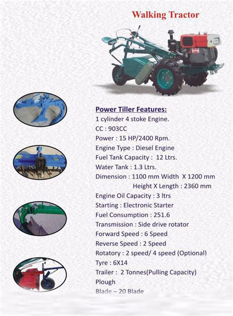 Walking Tractor | IDC Green Tech Private Limited