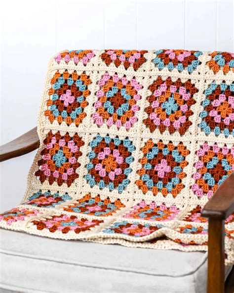 Image result for Granny Square Blanket Pattern