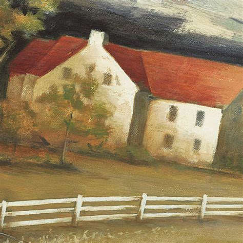 Country Farm House Canvas Wall Art, 24x36