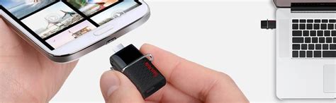SanDisk SDDD2-128G-GAM46 Ultra 128GB USB 3.0 OTG Flash Drive with micro ...