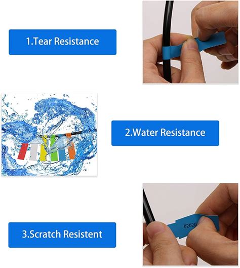 Soaying 1080Pcs/18 Sheets Cable Labels Tags Cable Markers India | Ubuy
