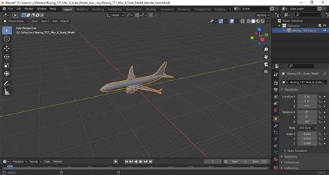 3D Boeing 737 Max 8 Scale Model model | 3D Molier International