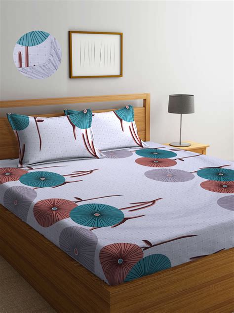 Super Soft Fitted Double Bedsheet King Size by ARRABI – ARRABI.IN