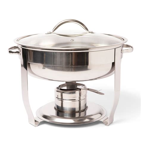 Chafing Dish Buffet Set with Tempered Glass Lid - Food Warmers For ...