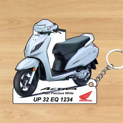 Activa - Personalized Honda Keychain - Wood, Acrylic, Metal Printed – WoopX