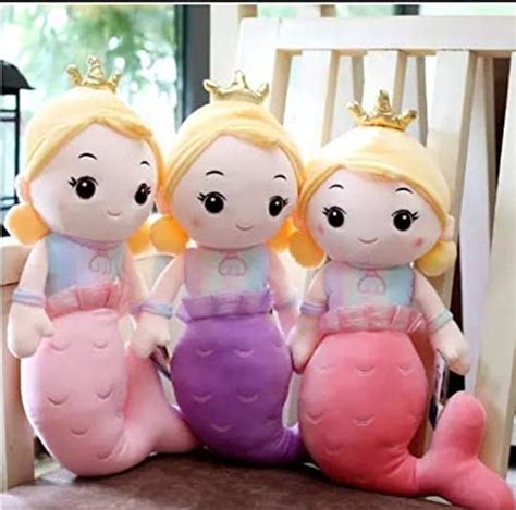 Buy Charming Mermaid Plush Soft Toy for Girls – 30 cm Stuffed Doll ...