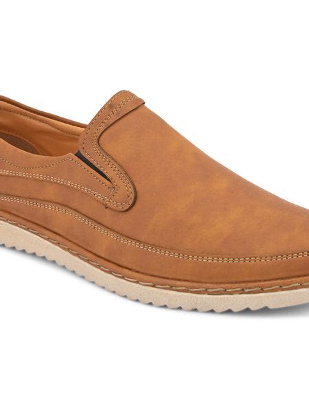 Keaton Tan Casual Slip-Ons – Sanfrissco