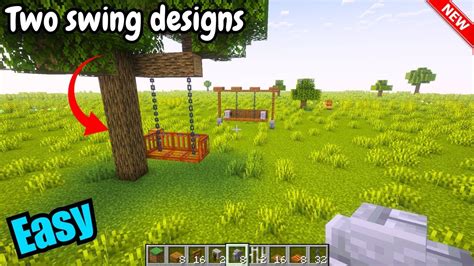 Image result for How to Build a Swing Set in Minecraft Tutorial