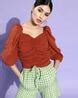 Buy Rust Tops for Women by PlusS Online | Ajio.com