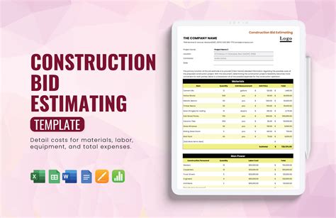 Editable Bid Templates in Word to Download