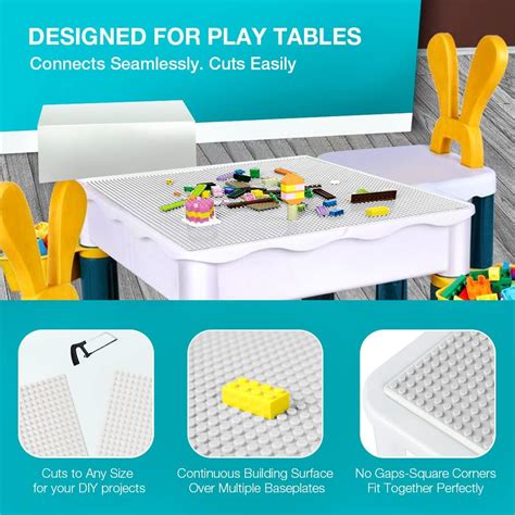 Buy Unirolic 8 Pack Classic Baseplates 10 x 10 Sturdiness Building ...