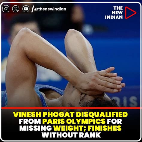 Cut hair, shortened clothes yet Vinesh disqualified by 100 Grams ...
