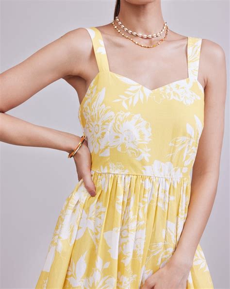 Yellow Breeze Dress – Style Island