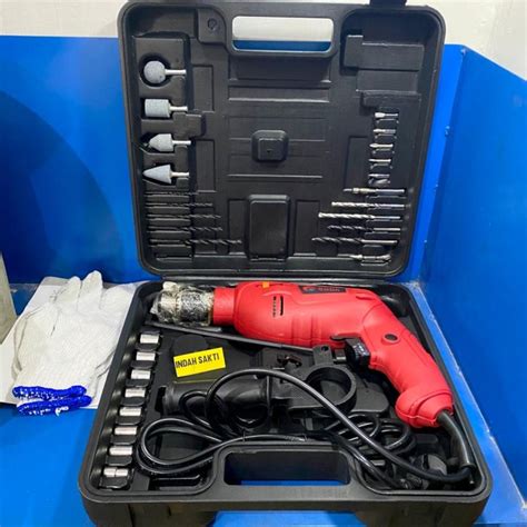 Jual MESIN BOR TEMBOK BETON BESI LISTRIK 13 MM EDON IMPACT HAMMER DRILL ...