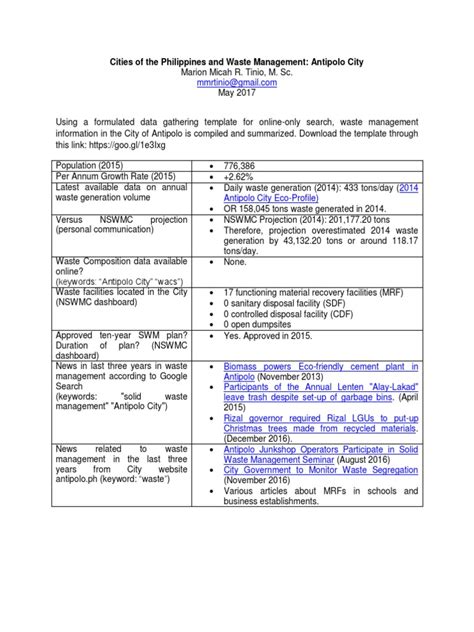 Image result for Stastic Data Analysis of Waste Management Philippines