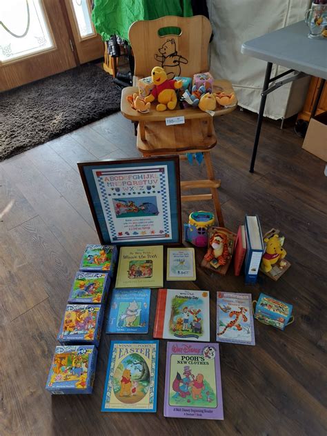 Assortment of Winnie the Pooh Collectibles for Young Children ...