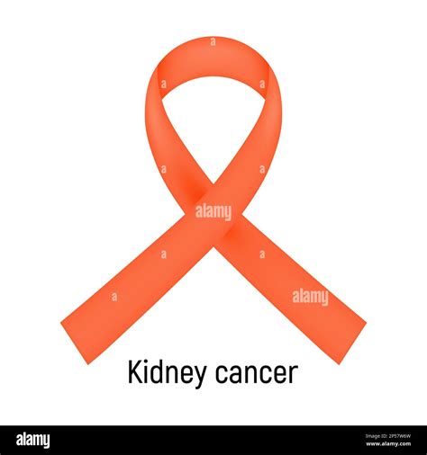 Cancer Ribbon. Kidney cancer. Vector illustration Stock Vector Image & Art - Alamy - symbol for kidney cancer