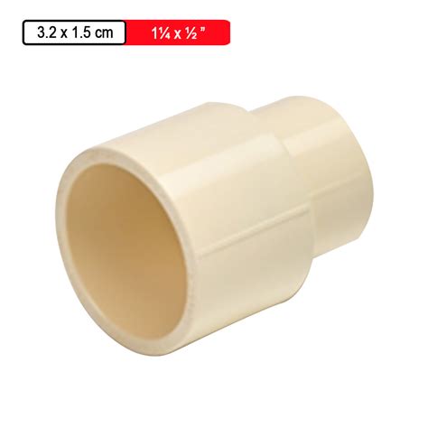 Astral CPVC Pro Copper Tube Size Reducer Coupler SOC 3.2x1.5cm 1.25x ...
