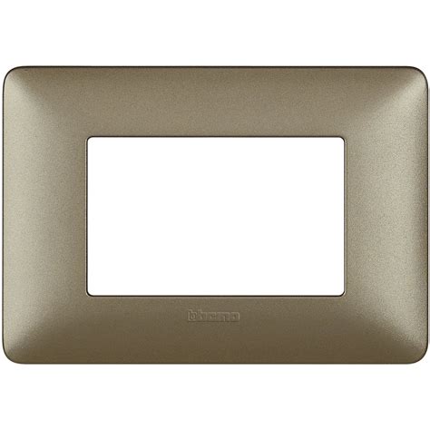 BTicino 3 Module Faceplate, Silver, AM4803MTA : Amazon.in: Home Improvement