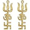 Buy HANS PRODUCT Trishakti Yantra Trishul Om Swastika Decorative ...