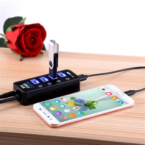 USB 3.0 Hub - Tendak USB Hub with 4 USB 3.0 Data India | Ubuy