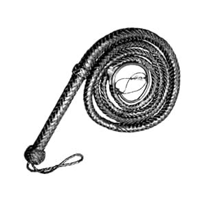 Rovadik Indiana Jones Style Genuine Leather Handmade Bullwhip, Nylon ...