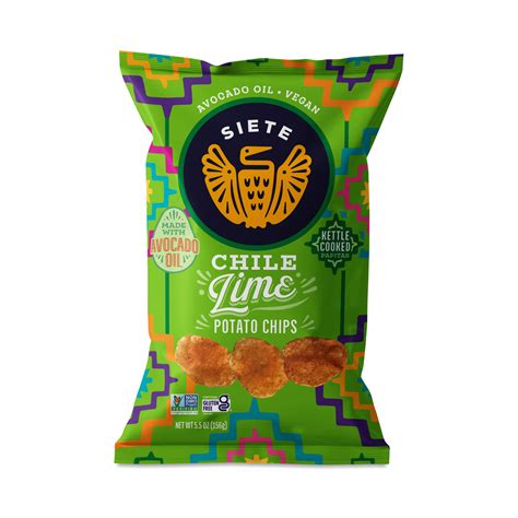 Siete Kettle Cooked Potato Chips, Chile Lime | Thrive Market
