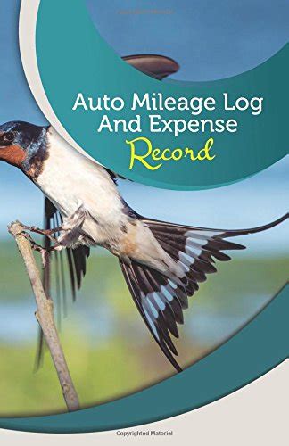 Buy Auto Mileage Log and Expense Record: Beautiful Bird Book Online at ...