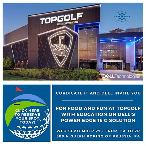 Cordicate IT and Dells Top Golf Event Introducing Power Edge 16 G ...
