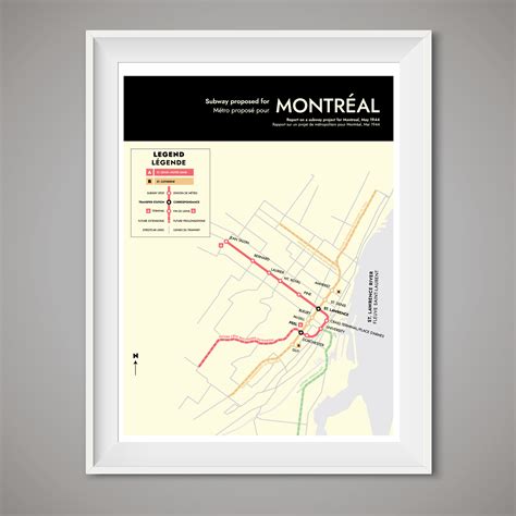 Montreal metro proposal, 1944 - 53 Studio