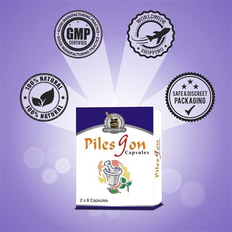 #1 Piles Hemorrhoids Bleeding Piles Treatment For All 32 Pills Pilesgon ...