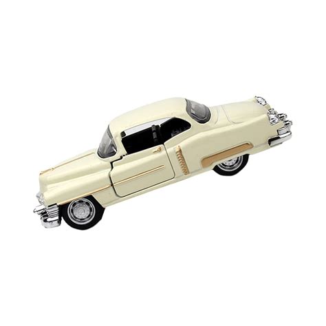NUOBESTY 1pc Coupe, Vintage Car Model, Beige- 1/32 Scale Diecast Model ...
