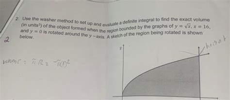 Image result for Integral Washer Method