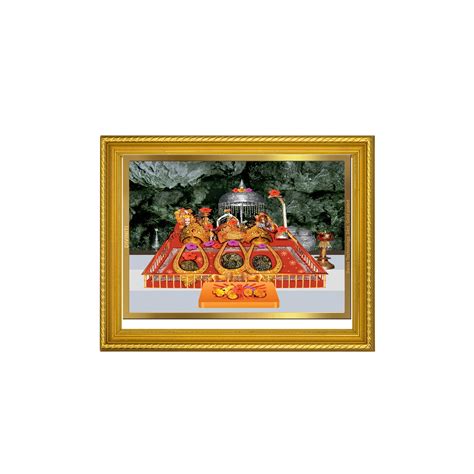 DIVINITI Mata Ka Darbar Gold Plated Wall Photo Frame, Table Decor| DG ...