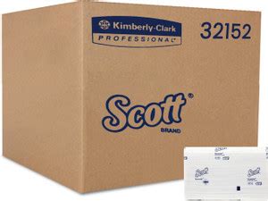 Scott Multi Fold Paper Towel 32152 - White - 40 Packs x 150 Sheets ...