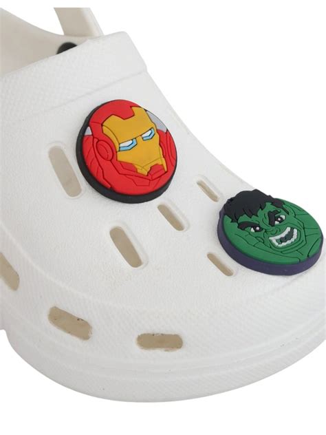Yellow Bee Boys’ Marvel Avengers Clogs – White – Yellow Bee India