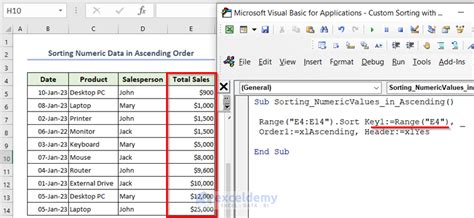 Image result for Excel VBA with Selection Sort