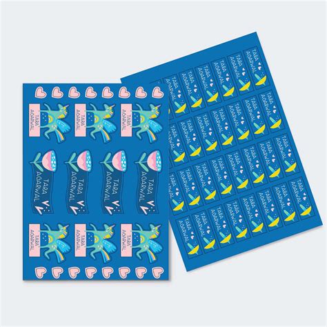 Sticker Sheet - Set of 2 A4 – Papercrush