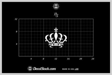 King’s Crown Decal – DecalStock