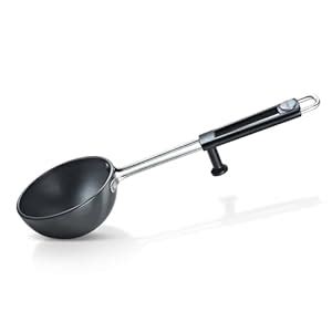 Prestige Aluminium Hard Anodised Tadka Pan, 10 cm, Black : Amazon.in ...