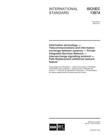 ISO/IEC 13874:2003, Information technology - Telecommunications and ...