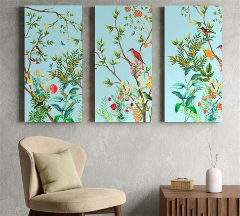 India Circus by Krsnaa Mehta Enchanted Bliss Canvas Wall Art Set of 3 ...