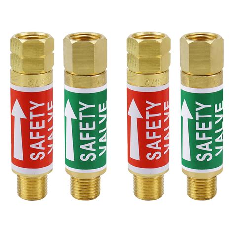 Oxygen Acetylene Flashback Arrestors Set Torch End 9/16-18 Threads B ...