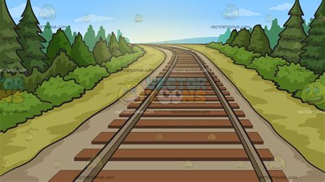 Railway Track Vector at GetDrawings | Free download