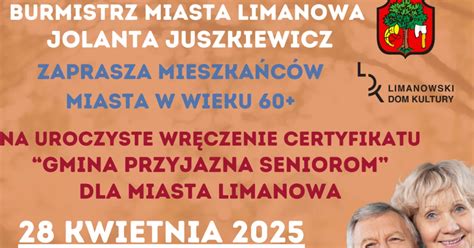 Limanowa: Gmina przyjazna Seniorom i start programu Karta Seniora ...