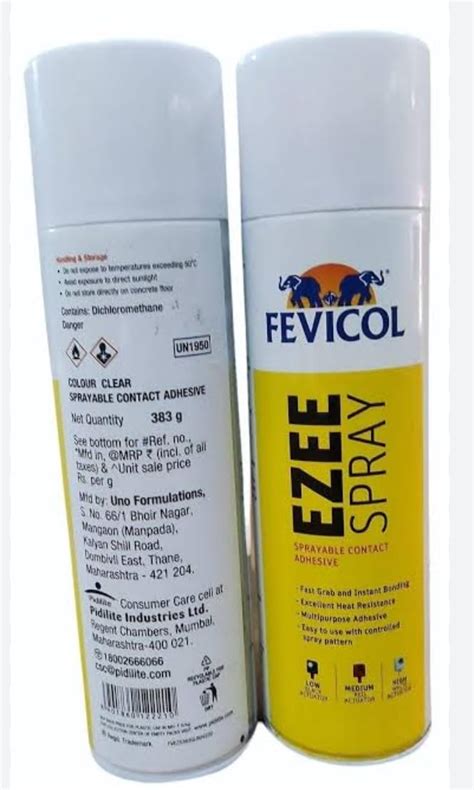 Fevicol Ezee spray Multi-Purpose Spray Adhesive, 383g Pack, 1 Count ...