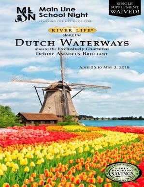 Fillable Online Dutch Waterways - Main Line School Night Fax Email ...