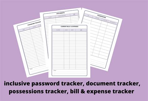 End of Life Planner, Final Wishes Planner, Printable Legacy Planner ...