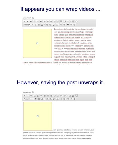Image result for HTML Wrap Text around Embed Video