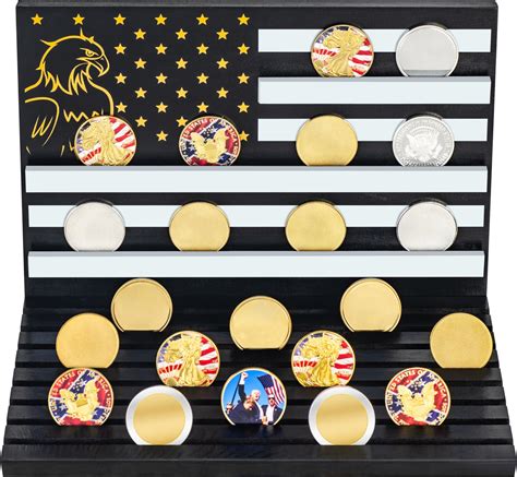 Amazon.com: GOSR Challenge Coin Holder Display Stand, Military Coin ...